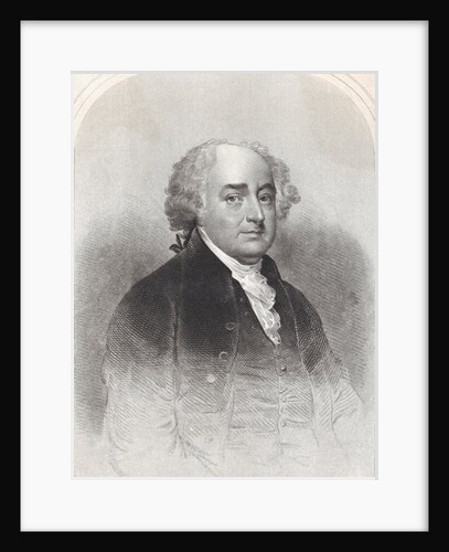 Illustrated Portrait of John Adams by Anonymous