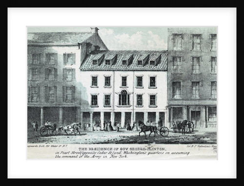 Exterior of Gov. George Clinton's House by Anonymous