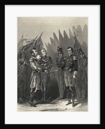 William Hull Surrenders Detroit 1812 by Anonymous
