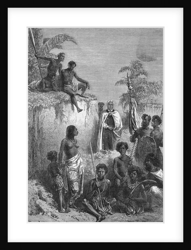 Illustration King Kamehameha Of Hawaii by Anonymous