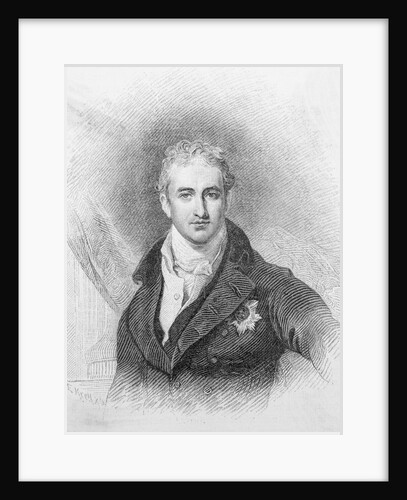 Illustrated Portrait of British Leader Robert Stewart by Anonymous