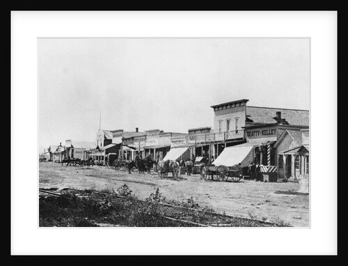 Street of Early Dodge City by Anonymous