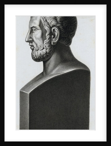 Profile Statuette Depiction of Greek Philosopher Theophrastus by Anonymous