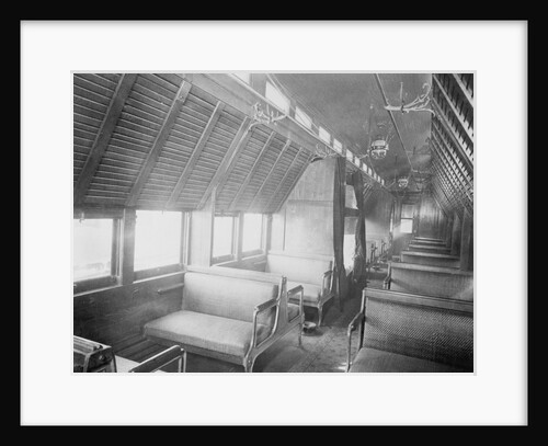 Interior of Pullman Railroad Car by Anonymous