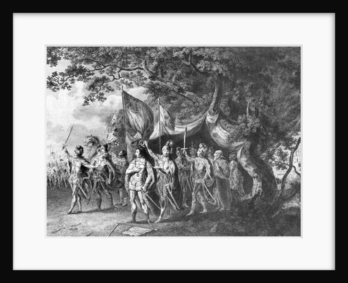 Crowning Ceremony for Henry VII at Bosworth Field by Anonymous