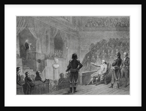 Illustration of King Louis XVI at Conference by Anonymous