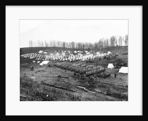 Union Soldiers Drilling by Anonymous