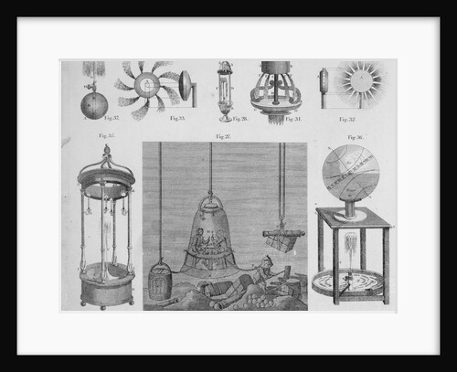 Engravings of Diving Bell by Anonymous