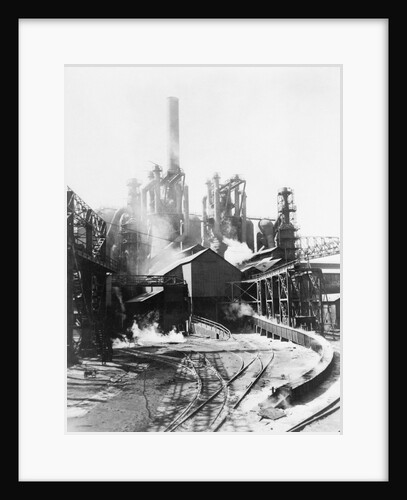 Blast Furnace at Steel Mill by Anonymous