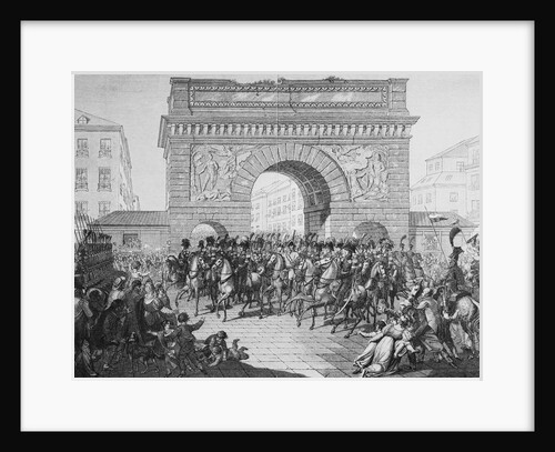 Illustration of Allies Entering Paris by Anonymous