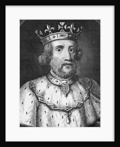 Engraving of King Edward II of England by Anonymous
