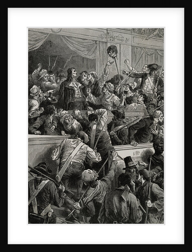 People Rioting in Convention Hall by Anonymous