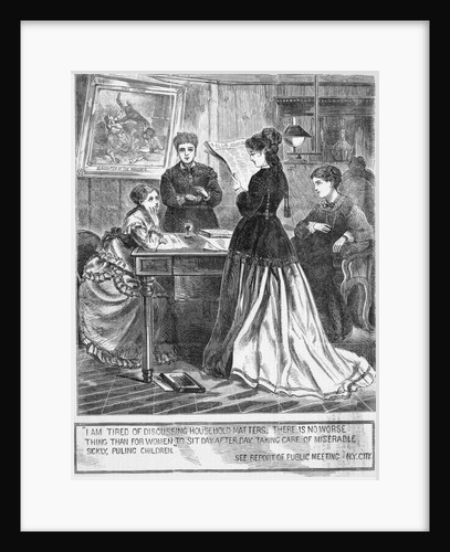 Suffragette Depiction from Harper's Bazaar by Anonymous