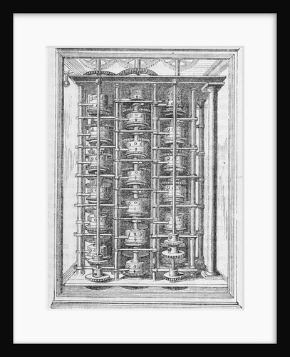Illustration of the Difference Engine by Anonymous