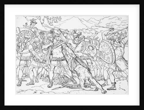 Battle Between Romans and Gauls by Anonymous