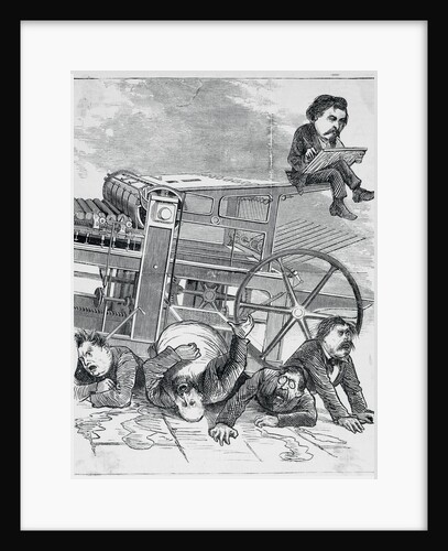 Cartoon Entitled The Power of the Press by Anonymous