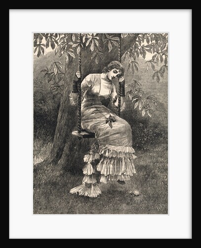 Woman on Swing by Anonymous