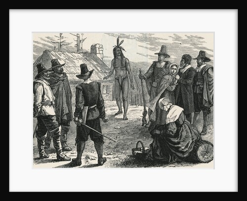 Samoset Visiting Plymouth Colony by Anonymous