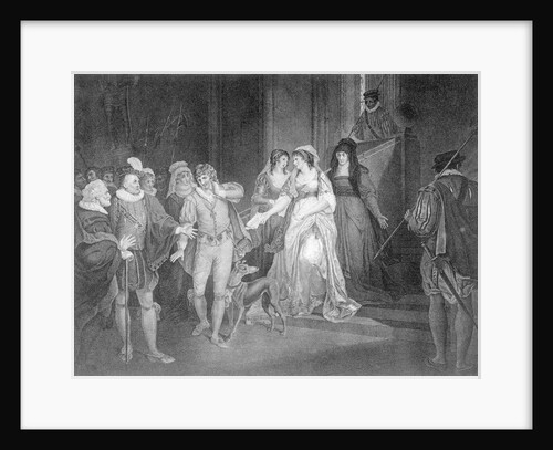Illustration of Actors in All's Well That Ends Well by Anonymous