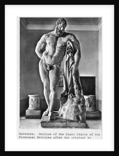 Hercules with his club National Museum, Naples. by Anonymous