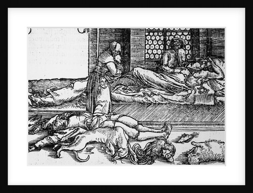 Plague Victim Dying by Anonymous