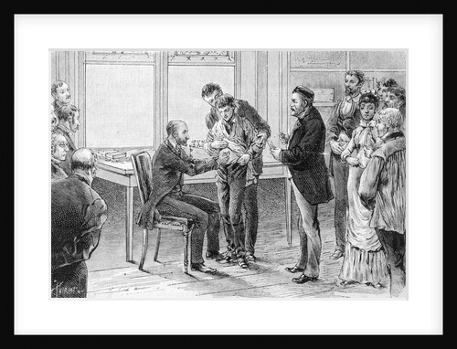 Louis Pasteur Inoculating Patients by Anonymous