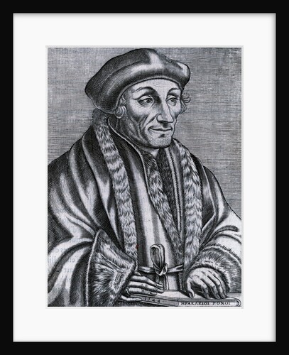 Early Dutch Philosopher Erasmus Desiderius by Anonymous