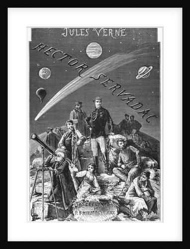 Cover Illustration for Story by Jules Vernes