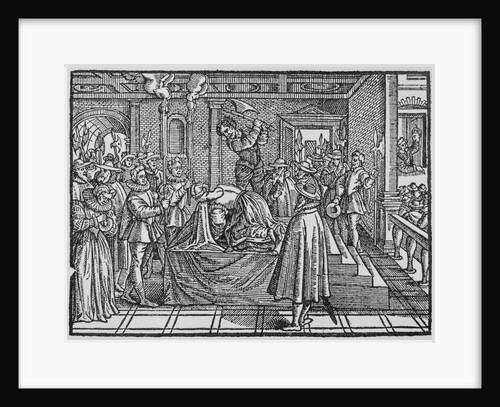 Execution Scene of Mary Queen of the Scots by Anonymous