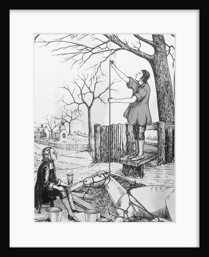 Stephen Hales Measuring Horse's Blood Pressure by Anonymous