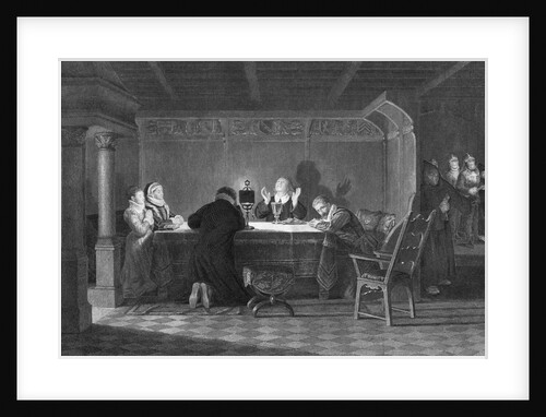 Illustration Entitled A Visit from the Inquisition by Anonymous