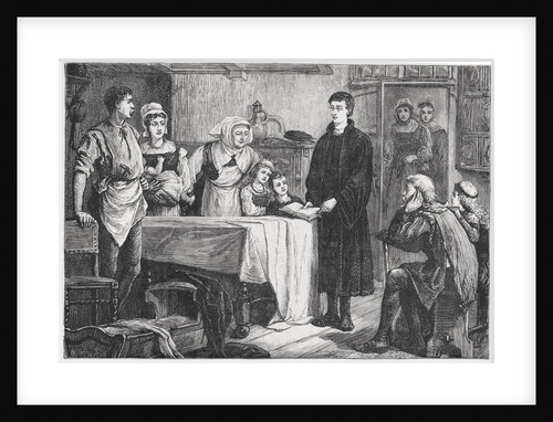 John Calvin Spreading His Ideologies by Anonymous