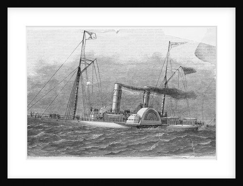 Lithograph of Confederate Blockade Runner Colonel Lamb by Anonymous