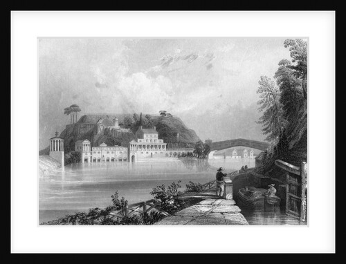 Schuylkill Water Works by William Henry Bartlett