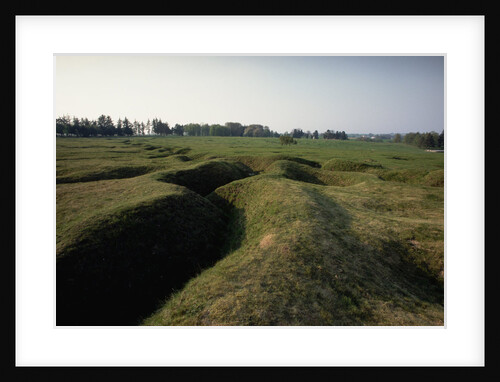 German Front Line Trenches by Anonymous