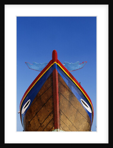 Decorated Boat Prow by Anonymous