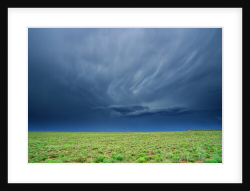 Storm Clouds Hanging over the Plains of Llano Estacado. by Anonymous