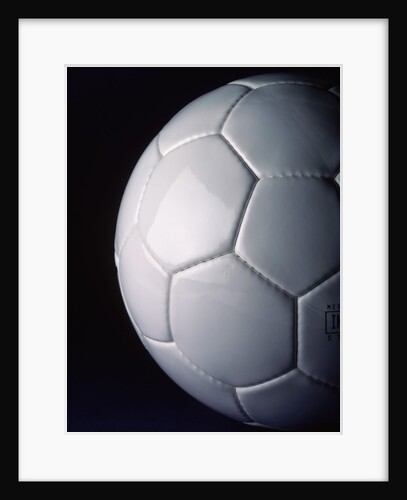 White Soccer Ball by Anonymous