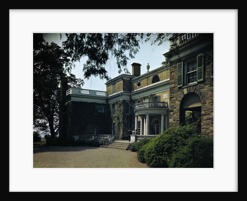 Shadowy View of Large Mansion by Anonymous