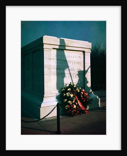Wreath at Tomb of the Unknowns in Virginia by Anonymous