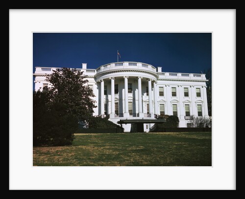Exterior View of White House in Washington DC by Anonymous