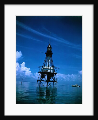 View of Fowey Rocks Lighthouse by Anonymous