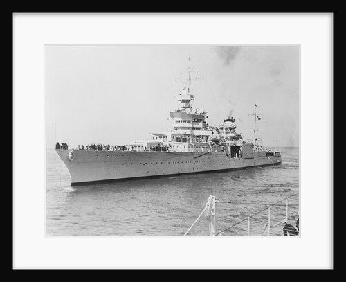 USS Indianapolis at Sea by Anonymous