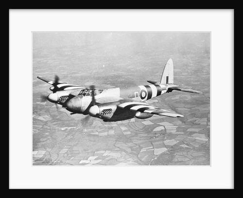 De Havilland Mosquito in Flight by Anonymous