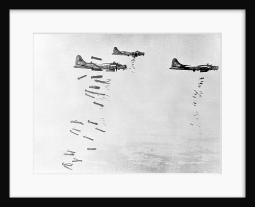 Military Airplanes Dropping Shells over Germany by Anonymous