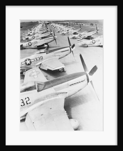 Mustang Fighter Planes by Anonymous