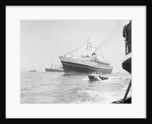 Ocean Liner Andrea Doria Sailing by Anonymous