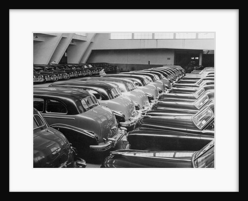 Rows of Cars by Anonymous