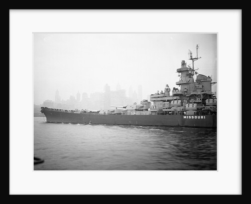 View of The Battleship USS Missouri by Anonymous