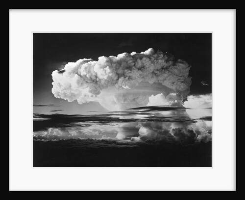 Mushroom Cloud from Nuclear Testing in the Marshall Islands by Anonymous